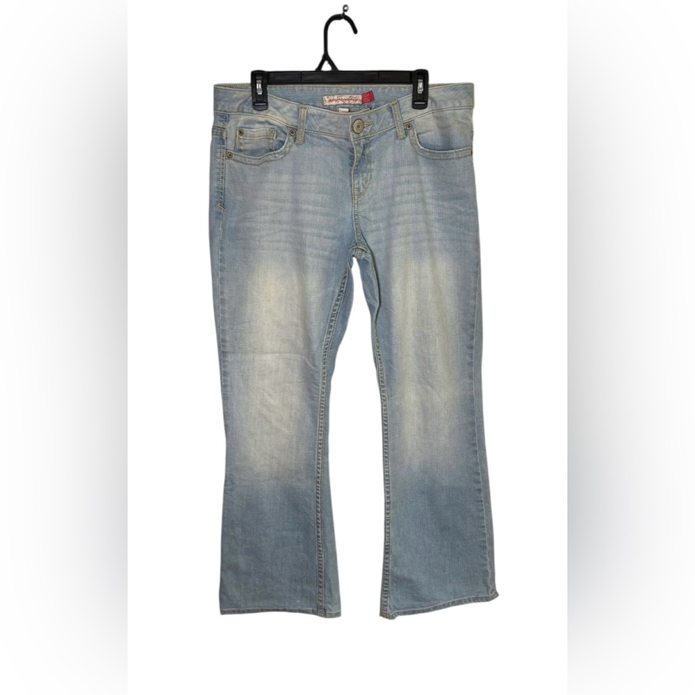 Aeropostale Hailey Skinny Flare Women's Blue Jeans Size 13/14